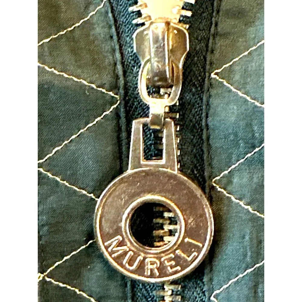 Mureli Small All Silk Wearable Art Vintage Jacket Retro Graphic Print Luxury Chi - Picture 8 of 12